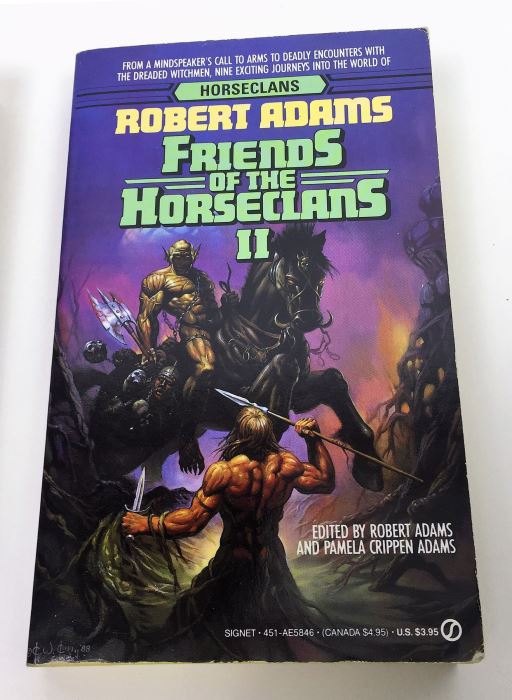 Robert Adams Collection: Phantom Regiments & Friends of the Horseclans II - Multiple signatures: Martin Greenberg, Larry Niven, Harry Turtledove, Susan Shwartz, Steven Barnes & Mercedes Lackey [Photo 4]