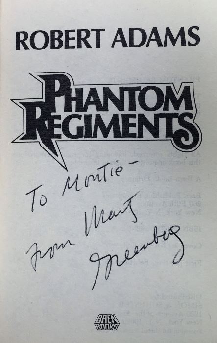 Robert Adams Collection: Phantom Regiments & Friends of the Horseclans II - Multiple signatures: Martin Greenberg, Larry Niven, Harry Turtledove, Susan Shwartz, Steven Barnes & Mercedes Lackey [Photo 7]