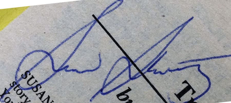 Robert Adams Collection: Phantom Regiments & Friends of the Horseclans II - Multiple signatures: Martin Greenberg, Larry Niven, Harry Turtledove, Susan Shwartz, Steven Barnes & Mercedes Lackey [Photo 17]