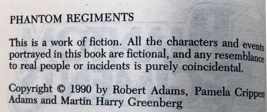 Robert Adams Collection: Phantom Regiments & Friends of the Horseclans II - Multiple signatures: Martin Greenberg, Larry Niven, Harry Turtledove, Susan Shwartz, Steven Barnes & Mercedes Lackey [Photo 11]