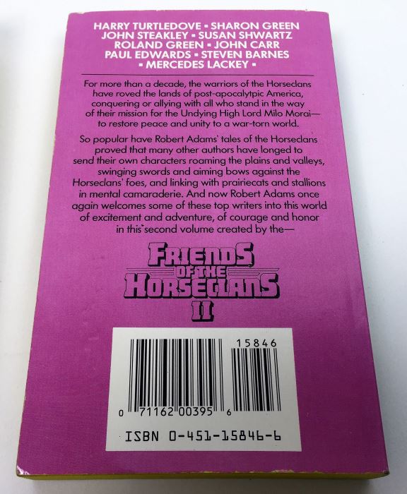 Robert Adams Collection: Phantom Regiments & Friends of the Horseclans II - Multiple signatures: Martin Greenberg, Larry Niven, Harry Turtledove, Susan Shwartz, Steven Barnes & Mercedes Lackey [Photo 13]