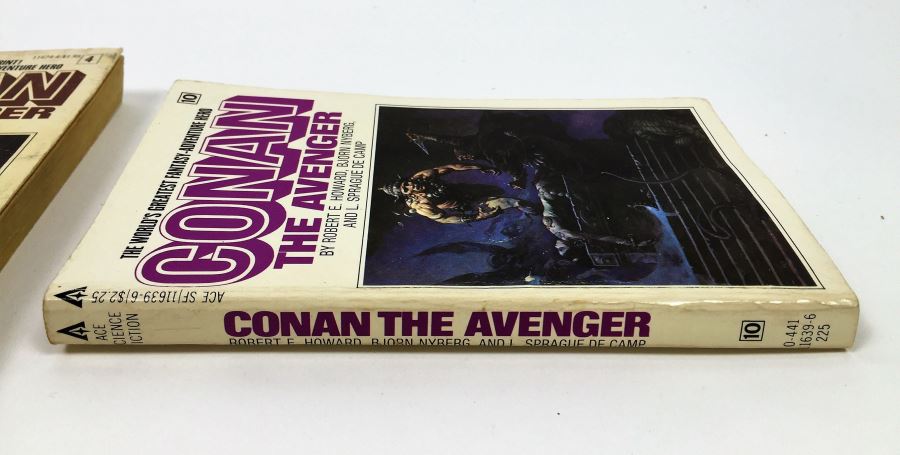 Robert E. Howard, L. Sprague de Camp & Lin Howard Collection: Conan - The Wanderer, The Avenger, The Buccaneer & of Cimmeria - Signed by L. Sprague de Camp [Photo 11]