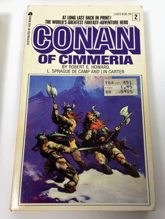 Robert E. Howard, L. Sprague de Camp & Lin Howard Collection: Conan - The Wanderer, The Avenger, The Buccaneer & of Cimmeria - Signed by L. Sprague de Camp [Photo 5]