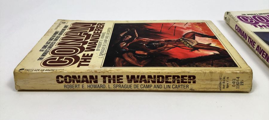 Robert E. Howard, L. Sprague de Camp & Lin Howard Collection: Conan - The Wanderer, The Avenger, The Buccaneer & of Cimmeria - Signed by L. Sprague de Camp [Photo 6]