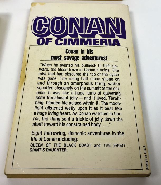 Robert E. Howard, L. Sprague de Camp & Lin Howard Collection: Conan - The Wanderer, The Avenger, The Buccaneer & of Cimmeria - Signed by L. Sprague de Camp [Photo 22]