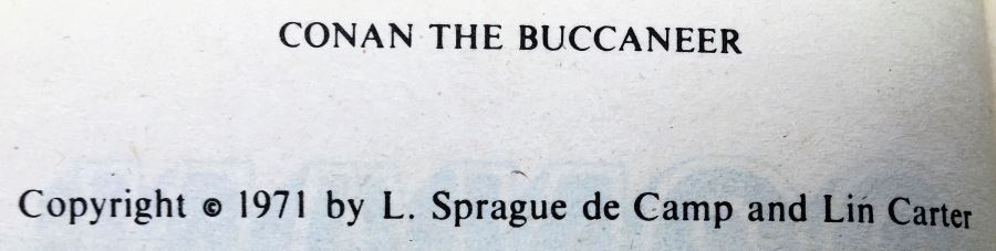 Robert E. Howard, L. Sprague de Camp & Lin Howard Collection: Conan - The Wanderer, The Avenger, The Buccaneer & of Cimmeria - Signed by L. Sprague de Camp [Photo 20]