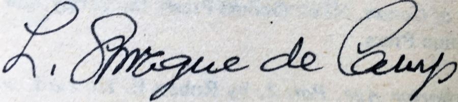 Robert E. Howard, L. Sprague de Camp & Lin Howard Collection: Conan - The Wanderer, The Avenger, The Buccaneer & of Cimmeria - Signed by L. Sprague de Camp [Photo 14]