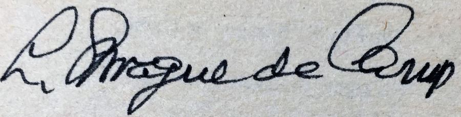 Robert E. Howard, L. Sprague de Camp & Lin Howard Collection: Conan - The Wanderer, The Avenger, The Buccaneer & of Cimmeria - Signed by L. Sprague de Camp [Photo 24]