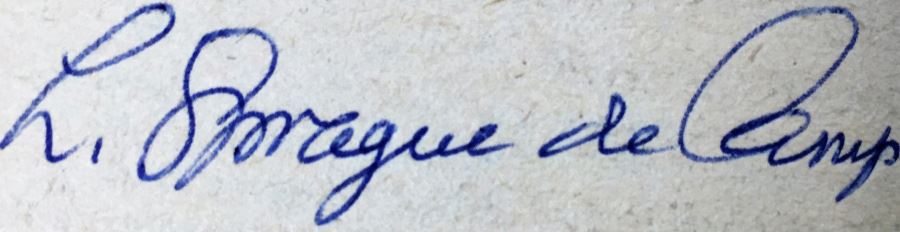 Robert E. Howard, L. Sprague de Camp & Lin Howard Collection: Conan - The Wanderer, The Avenger, The Buccaneer & of Cimmeria - Signed by L. Sprague de Camp [Photo 9]