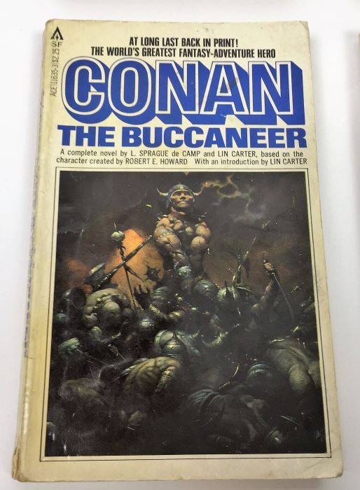 Robert E. Howard, L. Sprague de Camp & Lin Howard Collection: Conan - The Wanderer, The Avenger, The Buccaneer & of Cimmeria - Signed by L. Sprague de Camp [Photo 4]