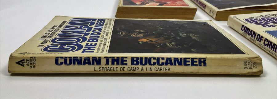 Robert E. Howard, L. Sprague de Camp & Lin Howard Collection: Conan - The Wanderer, The Avenger, The Buccaneer & of Cimmeria - Signed by L. Sprague de Camp [Photo 16]