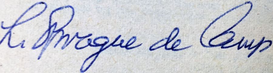 Robert E. Howard, L. Sprague de Camp, and Lin Howard Collection: Conan (x2); Conan of Aquilona, Conan of the Isles - Signed by L. Sprague de Camp [Photo 24]