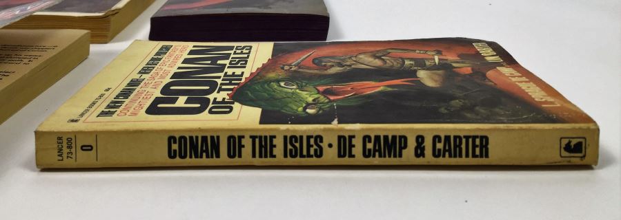 Robert E. Howard, L. Sprague de Camp, and Lin Howard Collection: Conan (x2); Conan of Aquilona, Conan of the Isles - Signed by L. Sprague de Camp [Photo 21]