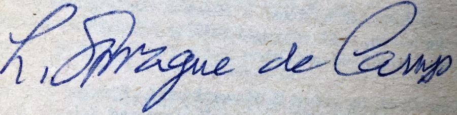 Robert E. Howard, L. Sprague de Camp, and Lin Howard Collection: Conan (x2); Conan of Aquilona, Conan of the Isles - Signed by L. Sprague de Camp [Photo 9]