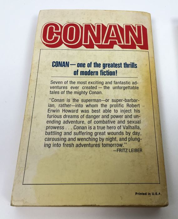 Robert E. Howard, L. Sprague de Camp, and Lin Howard Collection: Conan (x2); Conan of Aquilona, Conan of the Isles - Signed by L. Sprague de Camp [Photo 7]