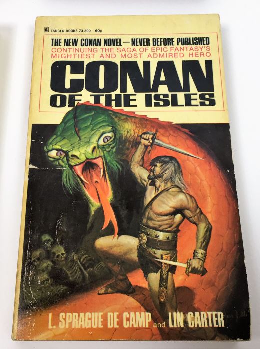 Robert E. Howard, L. Sprague de Camp, and Lin Howard Collection: Conan (x2); Conan of Aquilona, Conan of the Isles - Signed by L. Sprague de Camp [Photo 5]