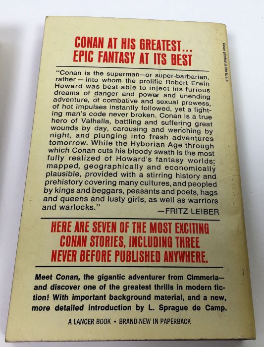 Robert E. Howard, L. Sprague de Camp, and Lin Howard Collection: Conan (x2); Conan of Aquilona, Conan of the Isles - Signed by L. Sprague de Camp [Photo 12]