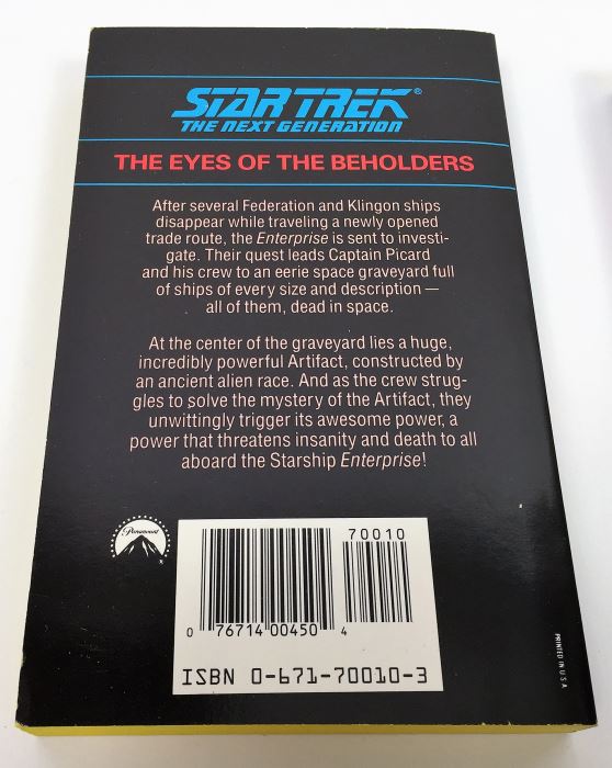 Star Trek The Next Generation Collection: The Eyes of the Beholders - Signed by A.C. Crispin; Doomsday World - Signed by Peter David & Michael Jan Friedman; Encounter at Farpoint - Signed by David Gerrold [Photo 6]