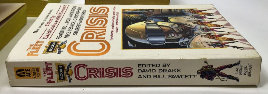 David Drake & Bill Fawcett Fleet Collection (Book 1-6): The Fleet, Counter Attack, Break Through, Sworn Allies, Total War & Crisis - Multiple Signatures: Robert Sheckley, Steve Perry, Poul Anderson, Anne McCaffrey, Janny Wurts, Mike Resnick, etc. [Photo 54]