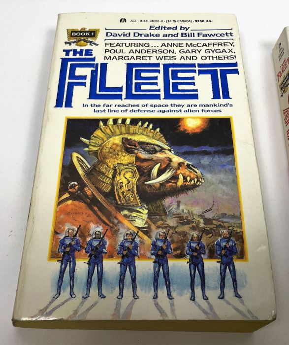 David Drake & Bill Fawcett Fleet Collection (Book 1-6): The Fleet, Counter Attack, Break Through, Sworn Allies, Total War & Crisis - Multiple Signatures: Robert Sheckley, Steve Perry, Poul Anderson, Anne McCaffrey, Janny Wurts, Mike Resnick, etc. [Photo 2]