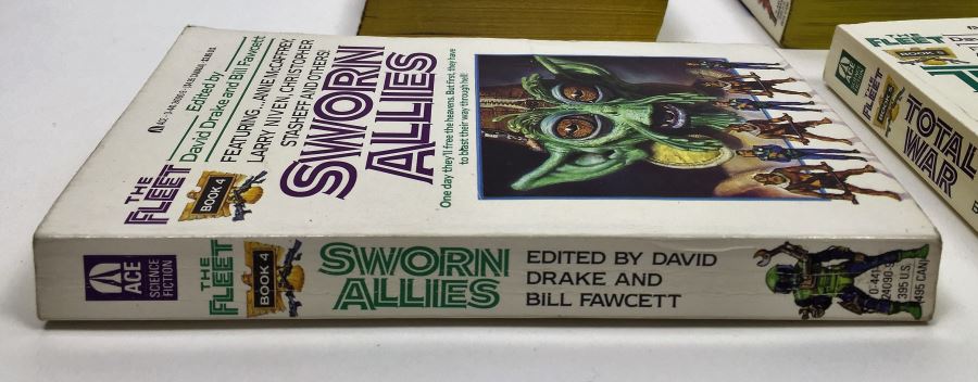 David Drake & Bill Fawcett Fleet Collection (Book 1-6): The Fleet, Counter Attack, Break Through, Sworn Allies, Total War & Crisis - Multiple Signatures: Robert Sheckley, Steve Perry, Poul Anderson, Anne McCaffrey, Janny Wurts, Mike Resnick, etc. [Photo 39]