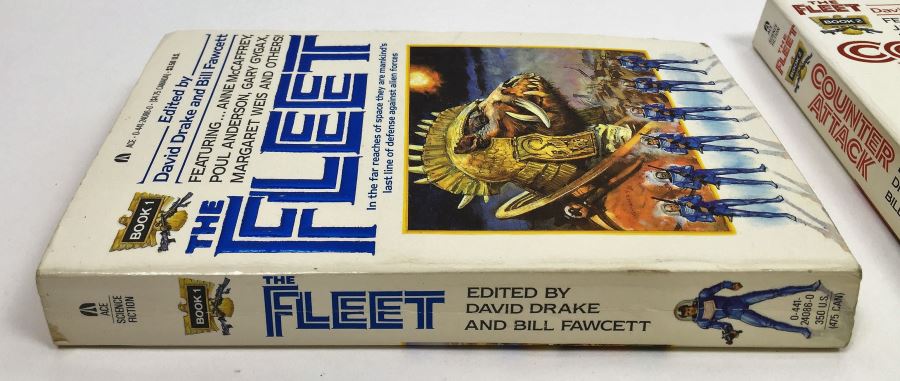 David Drake & Bill Fawcett Fleet Collection (Book 1-6): The Fleet, Counter Attack, Break Through, Sworn Allies, Total War & Crisis - Multiple Signatures: Robert Sheckley, Steve Perry, Poul Anderson, Anne McCaffrey, Janny Wurts, Mike Resnick, etc. [Photo 8]