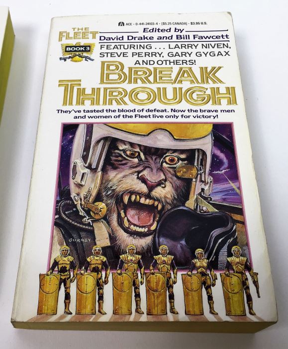 David Drake & Bill Fawcett Fleet Collection (Book 1-6): The Fleet, Counter Attack, Break Through, Sworn Allies, Total War & Crisis - Multiple Signatures: Robert Sheckley, Steve Perry, Poul Anderson, Anne McCaffrey, Janny Wurts, Mike Resnick, etc. [Photo 4]
