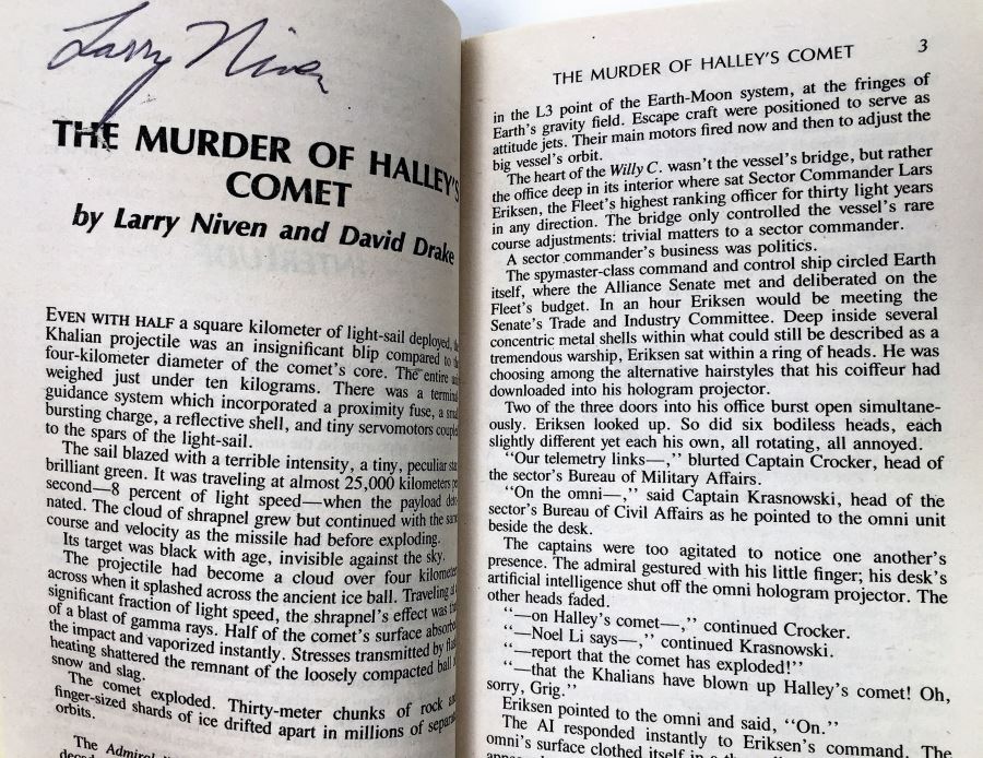 David Drake & Bill Fawcett Fleet Collection (Book 1-6): The Fleet, Counter Attack, Break Through, Sworn Allies, Total War & Crisis - Multiple Signatures: Robert Sheckley, Steve Perry, Poul Anderson, Anne McCaffrey, Janny Wurts, Mike Resnick, etc. [Photo 28]