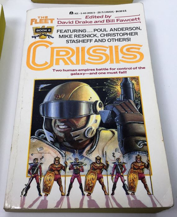 David Drake & Bill Fawcett Fleet Collection (Book 1-6): The Fleet, Counter Attack, Break Through, Sworn Allies, Total War & Crisis - Multiple Signatures: Robert Sheckley, Steve Perry, Poul Anderson, Anne McCaffrey, Janny Wurts, Mike Resnick, etc. [Photo 7]