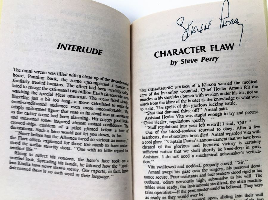 David Drake & Bill Fawcett Fleet Collection (Book 1-6): The Fleet, Counter Attack, Break Through, Sworn Allies, Total War & Crisis - Multiple Signatures: Robert Sheckley, Steve Perry, Poul Anderson, Anne McCaffrey, Janny Wurts, Mike Resnick, etc. [Photo 30]