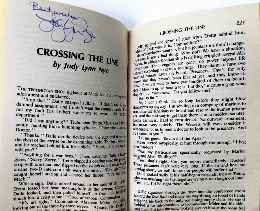 David Drake & Bill Fawcett Fleet Collection (Book 1-6): The Fleet, Counter Attack, Break Through, Sworn Allies, Total War & Crisis - Multiple Signatures: Robert Sheckley, Steve Perry, Poul Anderson, Anne McCaffrey, Janny Wurts, Mike Resnick, etc. [Photo 36]