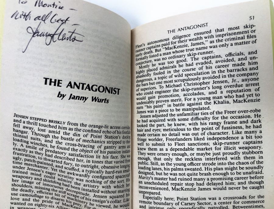 David Drake & Bill Fawcett Fleet Collection (Book 1-6): The Fleet, Counter Attack, Break Through, Sworn Allies, Total War & Crisis - Multiple Signatures: Robert Sheckley, Steve Perry, Poul Anderson, Anne McCaffrey, Janny Wurts, Mike Resnick, etc. [Photo 21]