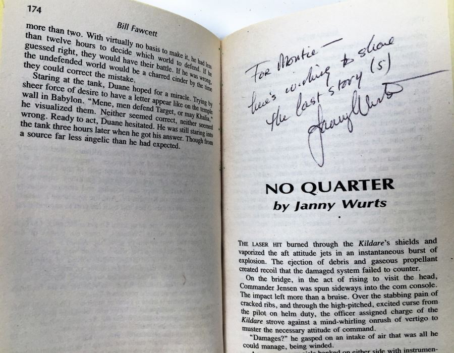 David Drake & Bill Fawcett Fleet Collection (Book 1-6): The Fleet, Counter Attack, Break Through, Sworn Allies, Total War & Crisis - Multiple Signatures: Robert Sheckley, Steve Perry, Poul Anderson, Anne McCaffrey, Janny Wurts, Mike Resnick, etc. [Photo 58]