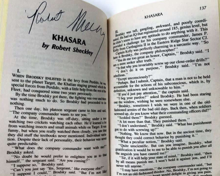 David Drake & Bill Fawcett Fleet Collection (Book 1-6): The Fleet, Counter Attack, Break Through, Sworn Allies, Total War & Crisis - Multiple Signatures: Robert Sheckley, Steve Perry, Poul Anderson, Anne McCaffrey, Janny Wurts, Mike Resnick, etc. [Photo 34]