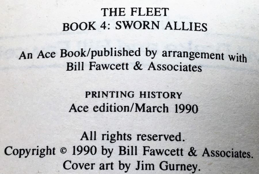 David Drake & Bill Fawcett Fleet Collection (Book 1-6): The Fleet, Counter Attack, Break Through, Sworn Allies, Total War & Crisis - Multiple Signatures: Robert Sheckley, Steve Perry, Poul Anderson, Anne McCaffrey, Janny Wurts, Mike Resnick, etc. [Photo 46]