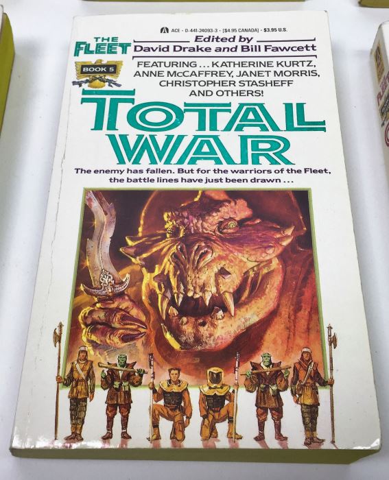David Drake & Bill Fawcett Fleet Collection (Book 1-6): The Fleet, Counter Attack, Break Through, Sworn Allies, Total War & Crisis - Multiple Signatures: Robert Sheckley, Steve Perry, Poul Anderson, Anne McCaffrey, Janny Wurts, Mike Resnick, etc. [Photo 6]