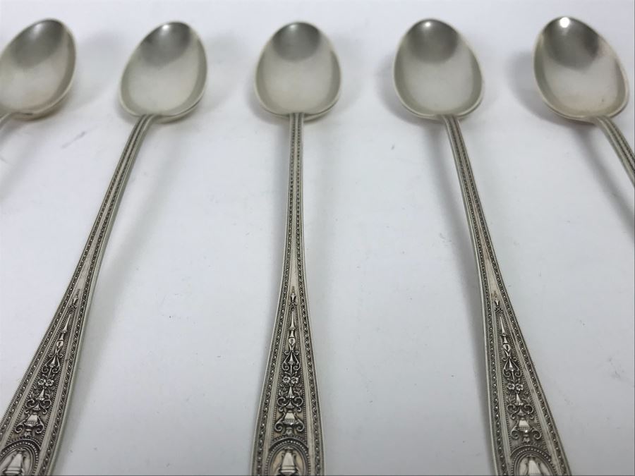 Sterling Silver Flatware (12) Forks And (12) Spoons (521g One Fork Not Included In Weight) [Photo 12]
