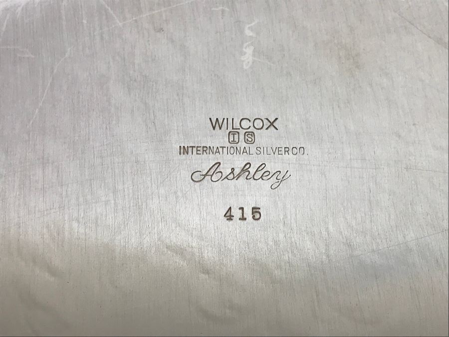 Collection Of (7) Round Silverplate Trays Including Gorham, Wallace, Wilcox, Webster-Wilcox And EL Italy [Photo 13]