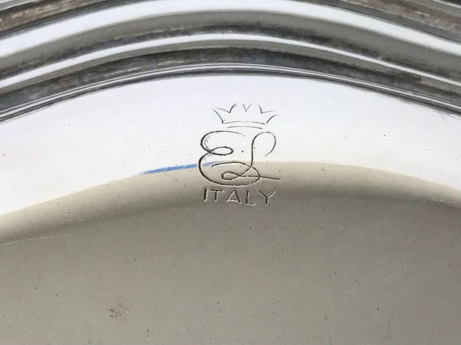 Collection Of (7) Round Silverplate Trays Including Gorham, Wallace, Wilcox, Webster-Wilcox And EL Italy [Photo 18]