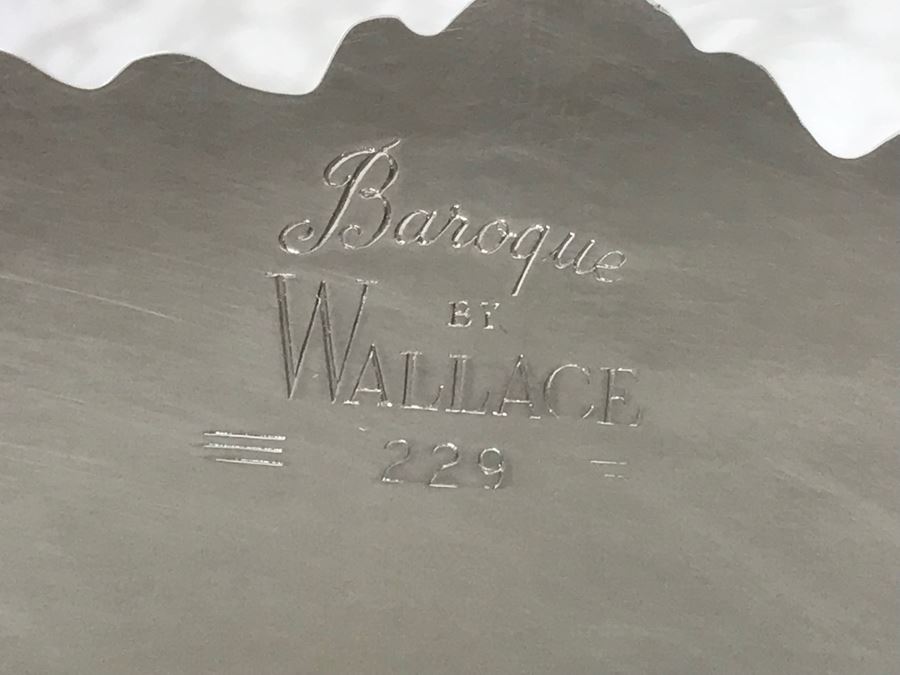 Collection Of (7) Round Silverplate Trays Including Gorham, Wallace, Wilcox, Webster-Wilcox And EL Italy [Photo 17]