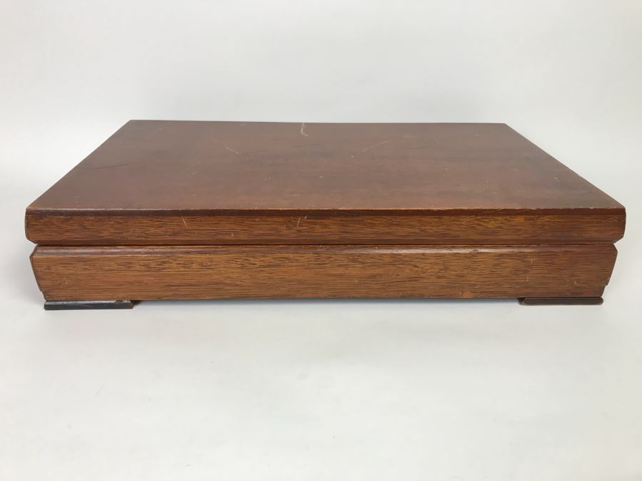 GORHAM Sterling Silver Chantilly Pattern Flatware Set for 12 Service With 19 Factory Sealed Pieces And Wooden Silverware Box 3,315g Of Sterling [Photo 4]