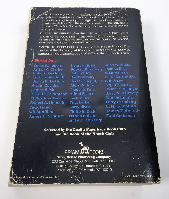 Treasury of Modern Science Fiction - Signed by Ray Bradbury, Martin H. Greenberg, Robert Sheckley, Ursula K. Le Guin, Algis Budrys, Frederik Pohl, Jack Vance, Fritz Leiber, Larry Niven, Harlan Ellison, A.E. Van Vogt, Vonda McIntyre & Poul Anderson [Photo 3]