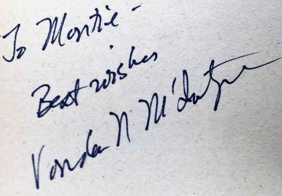 Vonda N. McIntyre Collection: Barbary, Superluminal, Starfarers; Star Trek: The Wrath of Khan & The Entropy Effect - Signed by Vonda McIntyre [Photo 10]