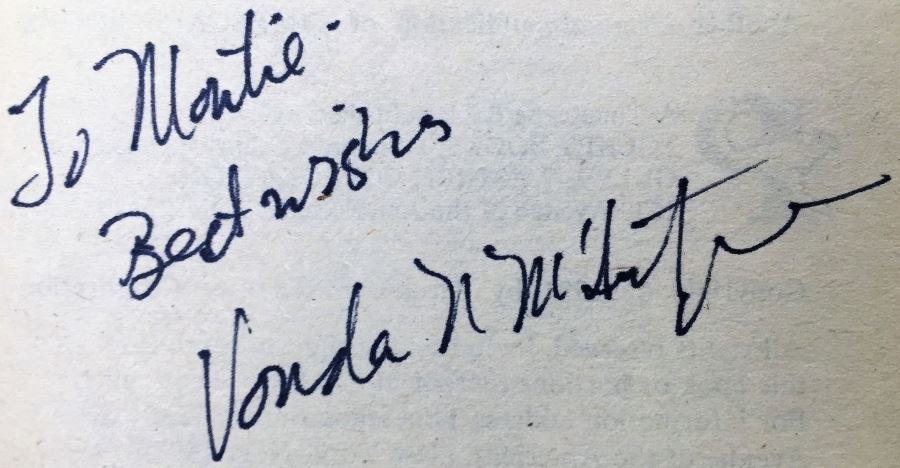 Vonda N. McIntyre Collection: Barbary, Superluminal, Starfarers; Star Trek: The Wrath of Khan & The Entropy Effect - Signed by Vonda McIntyre [Photo 30]