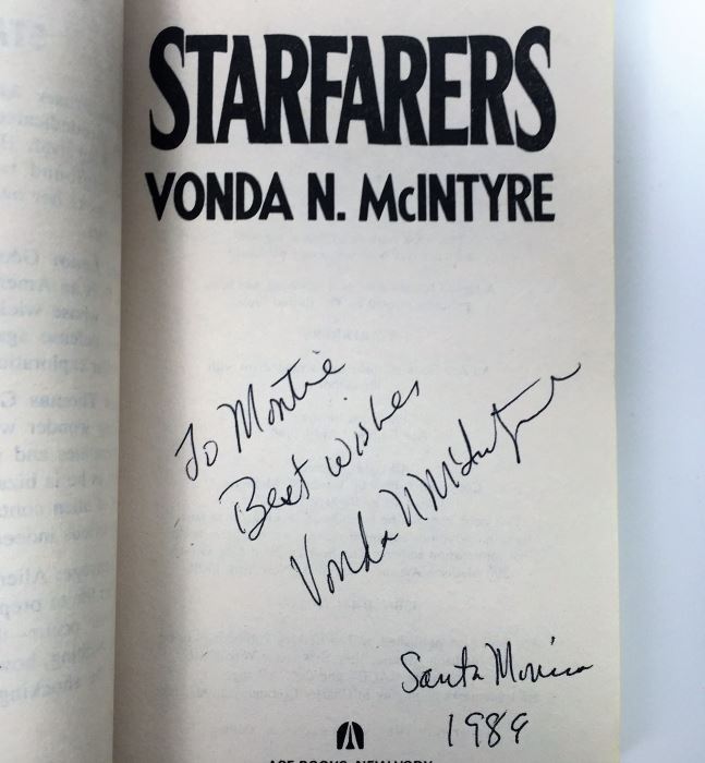 Vonda N. McIntyre Collection: Barbary, Superluminal, Starfarers; Star Trek: The Wrath of Khan & The Entropy Effect - Signed by Vonda McIntyre [Photo 19]