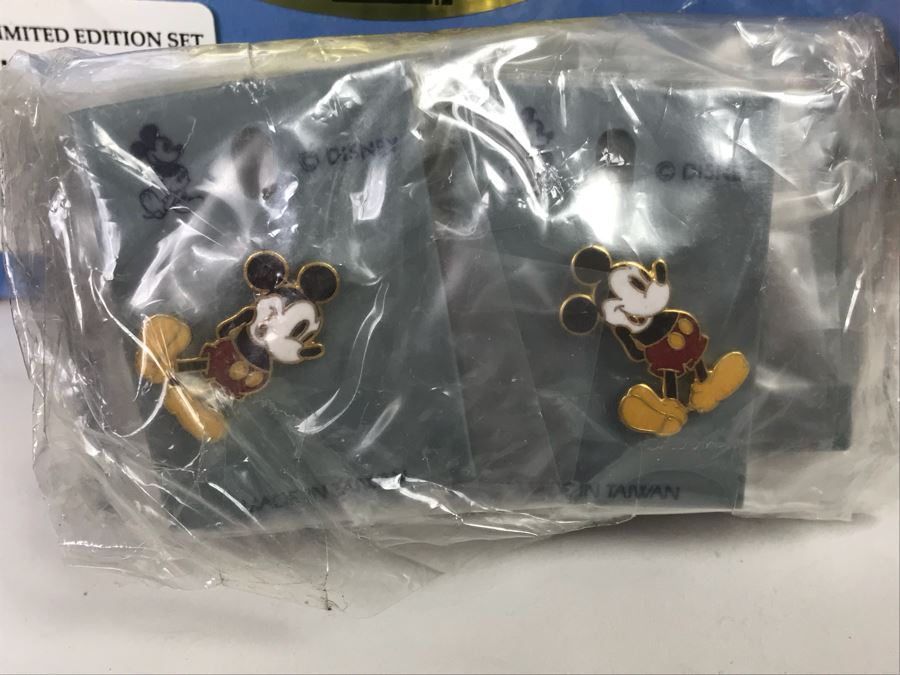 Collection Of Sealed SkyBox Trading Card Sets From Disney’s Toy Story Including Limited Edition Set, The Lion King And Pocahontas Sealed Trading Card Sets Plus Disney Clock And Mickey Mouse Pins And Various Disney Trading Cards [Photo 4]