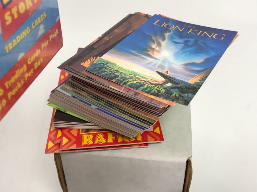 Collection Of Sealed SkyBox Trading Card Sets From Disney’s Toy Story Including Limited Edition Set, The Lion King And Pocahontas Sealed Trading Card Sets Plus Disney Clock And Mickey Mouse Pins And Various Disney Trading Cards [Photo 29]