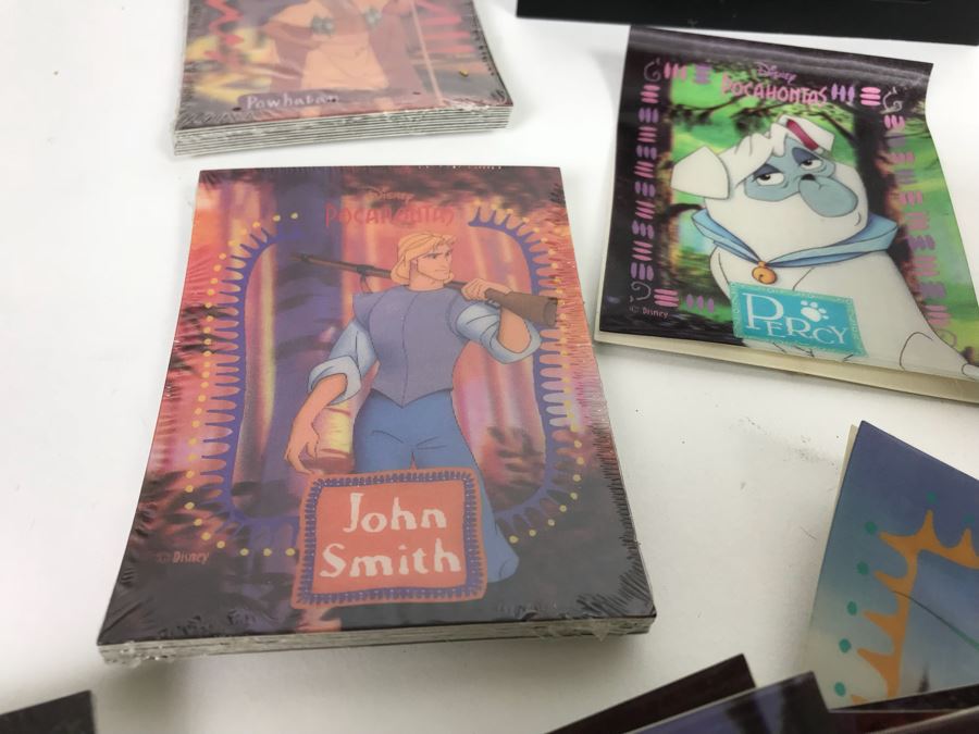 Collection Of Sealed SkyBox Trading Card Sets From Disney’s Toy Story Including Limited Edition Set, The Lion King And Pocahontas Sealed Trading Card Sets Plus Disney Clock And Mickey Mouse Pins And Various Disney Trading Cards [Photo 34]