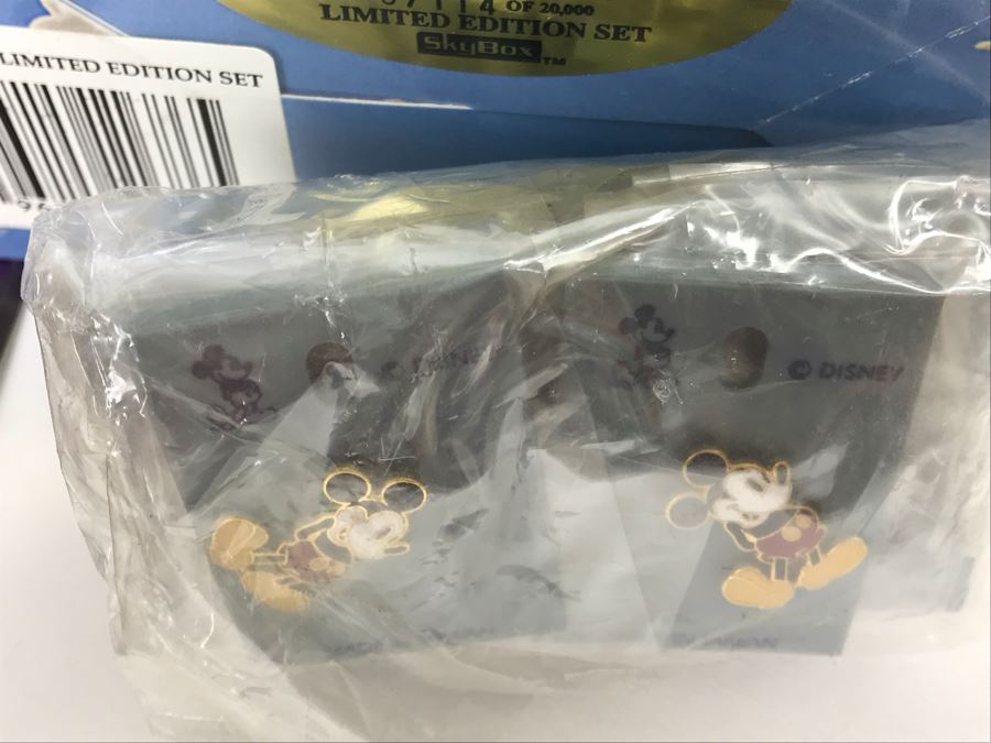 Collection Of Sealed SkyBox Trading Card Sets From Disney’s Toy Story Including Limited Edition Set, The Lion King And Pocahontas Sealed Trading Card Sets Plus Disney Clock And Mickey Mouse Pins And Various Disney Trading Cards [Photo 24]