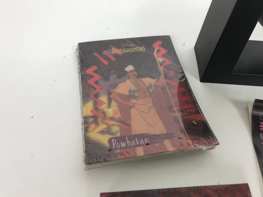 Collection Of Sealed SkyBox Trading Card Sets From Disney’s Toy Story Including Limited Edition Set, The Lion King And Pocahontas Sealed Trading Card Sets Plus Disney Clock And Mickey Mouse Pins And Various Disney Trading Cards [Photo 35]